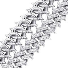 14MM Miami Big Box Clasp Cuban Link Iced Out Cubic Zircon Necklace Hip Hop Jewelry Personality For Men - Vimost Shop