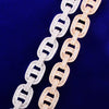 18mm Baguette Zirconia Cuban Chain Necklace Men's Hip Hop Link Gold Color Copper Bling Fashion Rock Jewelry - Vimost Shop