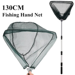 190cm 130cm 55cm Telescopic Landing Net Folding Fishing Pole Extending Fly Carp Course Sea Mesh Fishing Net For Fly Fishing - Vimost Shop