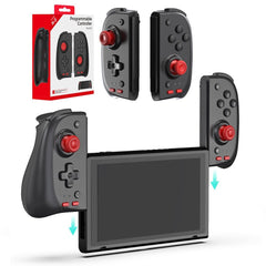 19210D Upgrade For Nintendo Switch Pro Gamepad Controller wired 1L1R Joycon Handle Grip Gyro Joy-pad Joystick Accessories