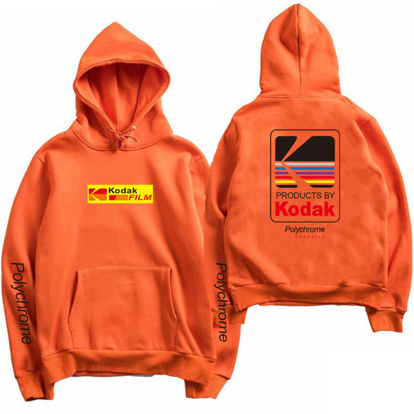 Street Hip Hop Kodak Hoodie Letters Print Sweatshirts | Vimost Shop.