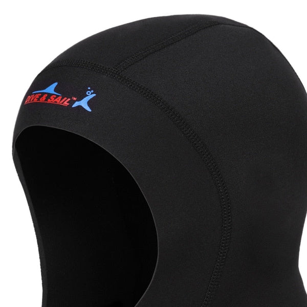 1mm Winter Swim Warm Protect Hair Ear Neoprene Scuba Diving Cap With Shoulder Snorkeling Equipment Hat Hood Neck Cover - Vimost Shop