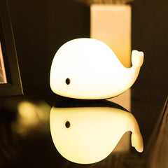 1pc Baby Room LED Night Lights Whale Cartoon Night Light kids Bedroom Table Sleeping Lamps Children Christmas Lamp Gift - Vimost Shop