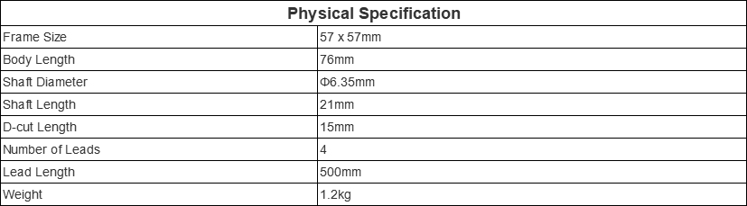 1PC Nema 23 Stepper Motor 57 Motor 1.9Nm(269oz.in) 3A 76mm Nema23 Step Motor 4-lead for CNC Milling Machine - Vimost Shop