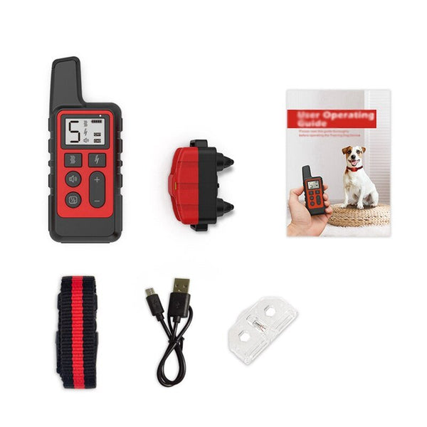 1PC Remote Control Electric Dog Training Collar Pet Remote Control Waterproof Rechargeable Pet Dog Bark Collar - Vimost Shop