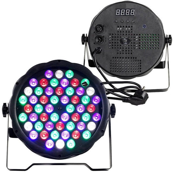 1PCS LED 7x18W RGBWA+UV Par Light with DMX512 6in1 Stage Light Wash Effect DJ Disco 7x12W 54x3W 12x3W Mini Led Spotlighting 10W - Vimost Shop