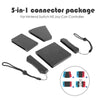 1set 5 in 1 Connector Pack Hand Grip Cover for Nintendo Switch Joy-Con Gamepad High-tech Surface Treatment Technology Strong - Vimost Shop