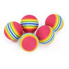 1Set Fun Rainbow Ball Cat Toy Colorful Ball Interactive Pet Kitten Scratch Natural Foam Ball Training Pet Supplies Product - Vimost Shop