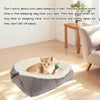 2 In 1 Cat Cushion Bed with Carrot Teeth Cleaning Toy Super Soft Puppy Kitten Sleeping Mat Foldable Basket Carrier for Pets - Vimost Shop