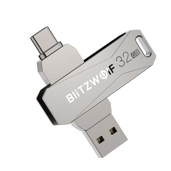 2 in 1 Type-C USB3.0 Ultra-fast Transmission 360° Rotation Zinc Alloy 32GB 64GB Support OTG USB Flash Drive - Vimost Shop