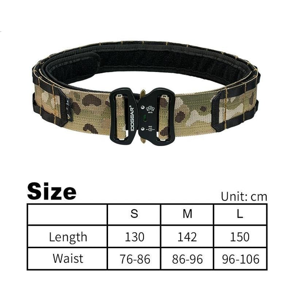 2 inch Tactical Belt Combat Quick Release Buckle MOLLE Military Hunting Airsoft Combat Belt Durable 3414 - Vimost Shop