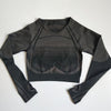 2 Piece Set Geo Seamless Yoga Sets Women Long Sleeve - Vimost Shop