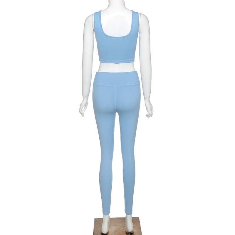 2 Piece Set Workout Clothes for Women Sports Bra and Leggings Set Sports Wear for Women Gym Clothing Athletic Yoga Set 2020 New - Vimost Shop