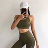 2 Piece Set Workout Clothes for Women Sports Bra and Leggings Set Sports Wear for Women Gym Clothing Athletic Yoga Set - Vimost Shop