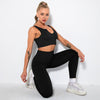 2 Pieces Seamless Yoga Set Women Gym Clothes High Waist Leggings Sports Bra Set Fitness Sportswear Workout Sports Suits - Vimost Shop