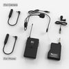 20-Channel UHF1/4‘’ Inch Output wireless microphone with lavalier & headset mic suit for speaker cell phone camera - Vimost Shop