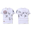 Japanese Streetwear T Shirt Crane Sun Print Mens Harajuku T-Shirt Summer Hip Hop Tshirt Cotton Short Sleeve Tops Tees Black | Vimost Shop.