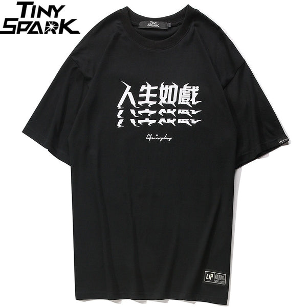 Men Hip Hop T Shirt Smoking Sister Picture Retro T-Shirt Streetwear Harajuku Tshirt Oversized Summer Black Tops Tees Cotton | Vimost Shop.