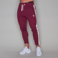 Men Joggers Casual Pants Fitness Pants Bottoms Skinny Sweatpants Trousers Black Gyms Jogger Sweat Pants | Vimost Shop.