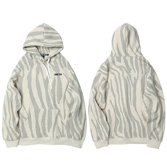 Men Streetwear Hip Hop Hoodie Sweatshirt Harajuku Striped Camouflage Hoodie Pullover Cotton Autumn Hooded Sweatshirt HipHop | Vimost Shop.