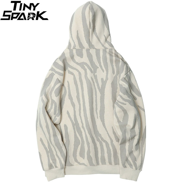 Men Streetwear Hip Hop Hoodie Sweatshirt Harajuku Striped Camouflage Hoodie Pullover Cotton Autumn Hooded Sweatshirt HipHop | Vimost Shop.