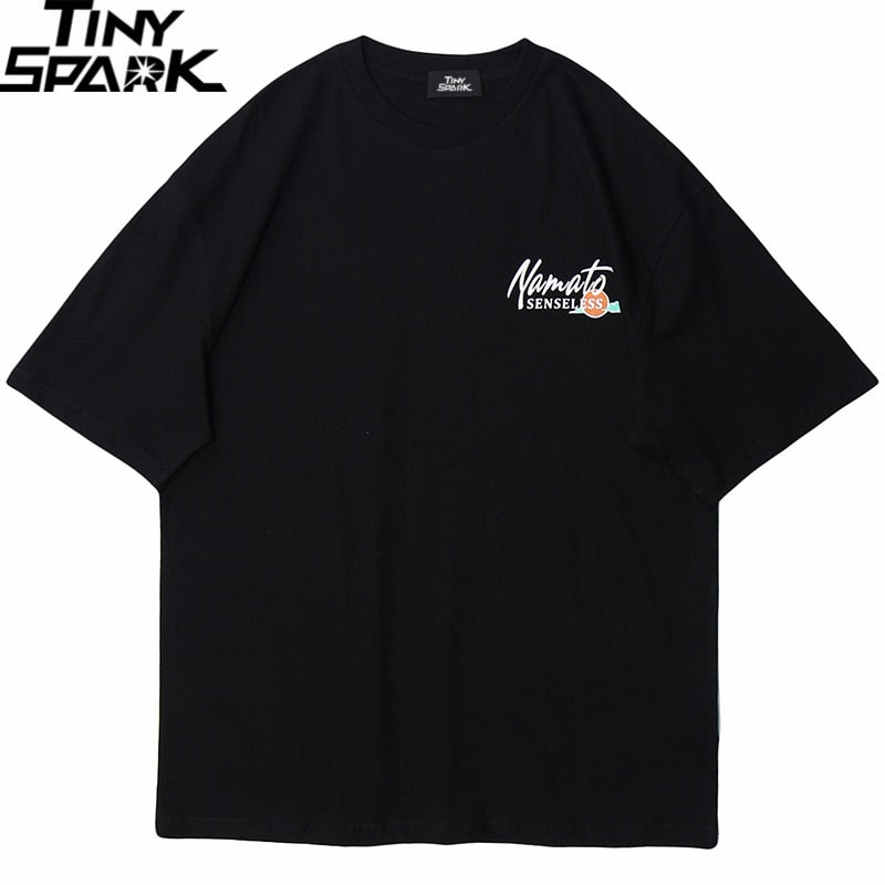 Great Wave T Shirts Hip Hop Mens Streetwear Harajuku Japanse Wave Tshirt Summer Short Sleeve T-Shirt Cotton Tops Tees Black | Vimost Shop.