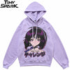 Hip Hop Hoodie Sweatshirt Streetwear Japanese Anime Girl Harajuku Hoodie Men HipHop Japan Cartoon Hoodie Pullover Loose | Vimost Shop.