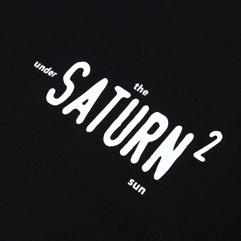Men Hip Hop T Shirt Planet Saturn Print Streetwear Tshirt Harajuku Summer Short Sleeve T-Shirt Hiphop Cotton Tops Tees New | Vimost Shop.