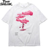 Streetwear Harajuku Tshirt Pink Cloud Hip Hop T Shirt Men Summer Short Sleeve T-Shirt Cotton Fashion Black Tops Tees HipHop | Vimost Shop.