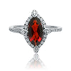 2.11Ct Marquise Natural Red Garnet Gemstone Ring 925 Sterling Silver Fine Jewelry For Women Drop Shipping - Vimost Shop