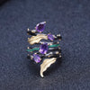 2.26Ct Natural Amethyst Gemstone Finger Ring 925 Sterling Sliver Vintage Neo-Gothic Rings For Women Fine Jewelry - Vimost Shop