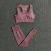 2/3/5PCS Seamless Women Yoga Set Workout Sportswear Gym Clothing Fitness Long Sleeve Crop Top High Waist Leggings Sports Suits - Vimost Shop