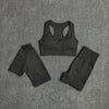 2/3/5PCS Seamless Women Yoga Set Workout Sportswear Gym Clothing Fitness Long Sleeve Crop Top High Waist Leggings Sports Suits - Vimost Shop