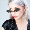 Steampunk Vintage Sunglasses Women Mirror Retro Rimless Sunglasses Men Frameless Trend Fashion Retro Small Sunglasses Eyewear