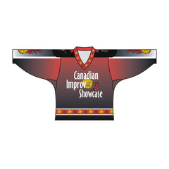 Sublimated Canadian Improv Showcase Team Design Hockey Jersey