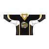 Sublimated TIGER Team Design Hockey Jersey BLACK WHITE | Vimost Shop.