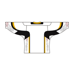 Sublimated TIGER Team Design Hockey Jersey BLACK WHITE | Vimost Shop.