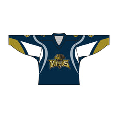 Sublimated Vipers Design Hockey Jersey Blue