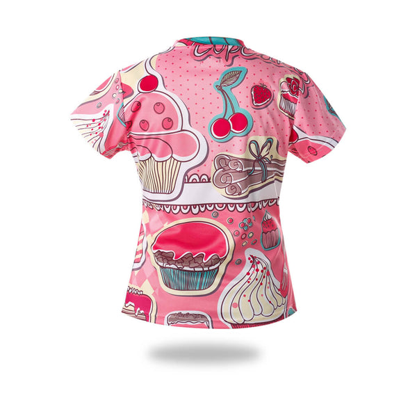 Woman Sublimated Cakes Design Tshirts | Vimost Shop.