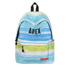 Colorful Striped Starry sky New Hip-Hop School Style Backpack - Vimost Shop