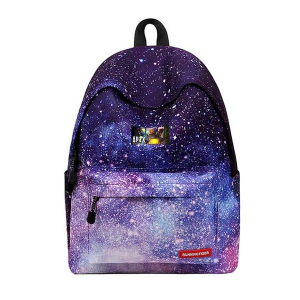 Colorful Striped Starry sky New Hip-Hop School Style Backpack - Vimost Shop