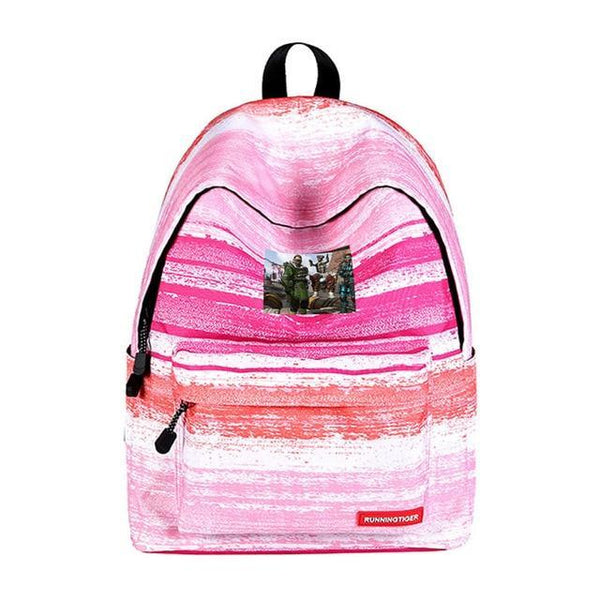 Colorful Striped Starry sky New Hip-Hop School Style Backpack - Vimost Shop
