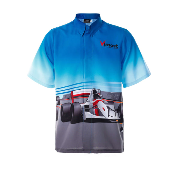 F1 Race Style Design Blue Racing Shirts | Vimost Shop.