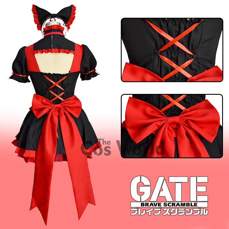GATE Rory Mercury Fancy Dress Short Sleeve Tops Skirt Uniform Outfit Anime Cosplay Costumes | Vimost Shop.