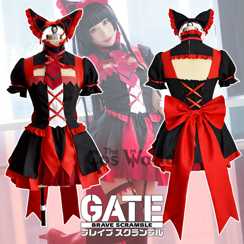 GATE Rory Mercury Fancy Dress Short Sleeve Tops Skirt Uniform Outfit Anime Cosplay Costumes | Vimost Shop.