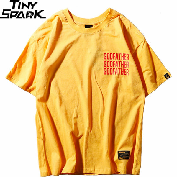 Geometry Triangle Eye T Shirts Men's Hip Hop T-Shirt Godfather Printed Casual Cotton Tops Tees New Summer Streetwear Tshirt | Vimost Shop.