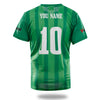Sublimated Green Design Soccer Jersey | Vimost Shop.