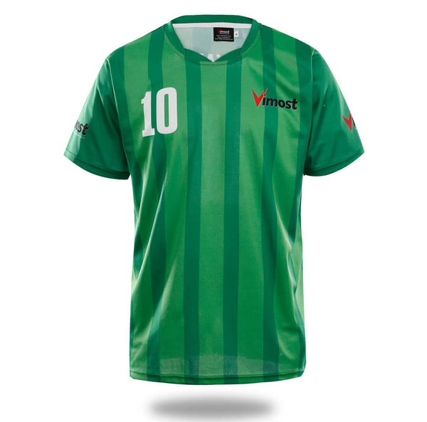 Sublimated Green Design Soccer Jersey | Vimost Shop.