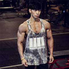 Gyms Fitness Workout Singlet Sling Vest Men Bodybuilding Tank Top Camouflage sleeveless Shirt Boy Summer Brand gym clothing | Vimost Shop.