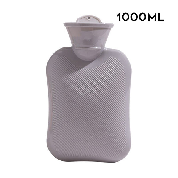 500/1000ML Thick Hot Water Bottles Portable Rubber Winter Warm Hot Water Bag Hand Warmer Girl Pocket Hand Feet Warm Water Bottle